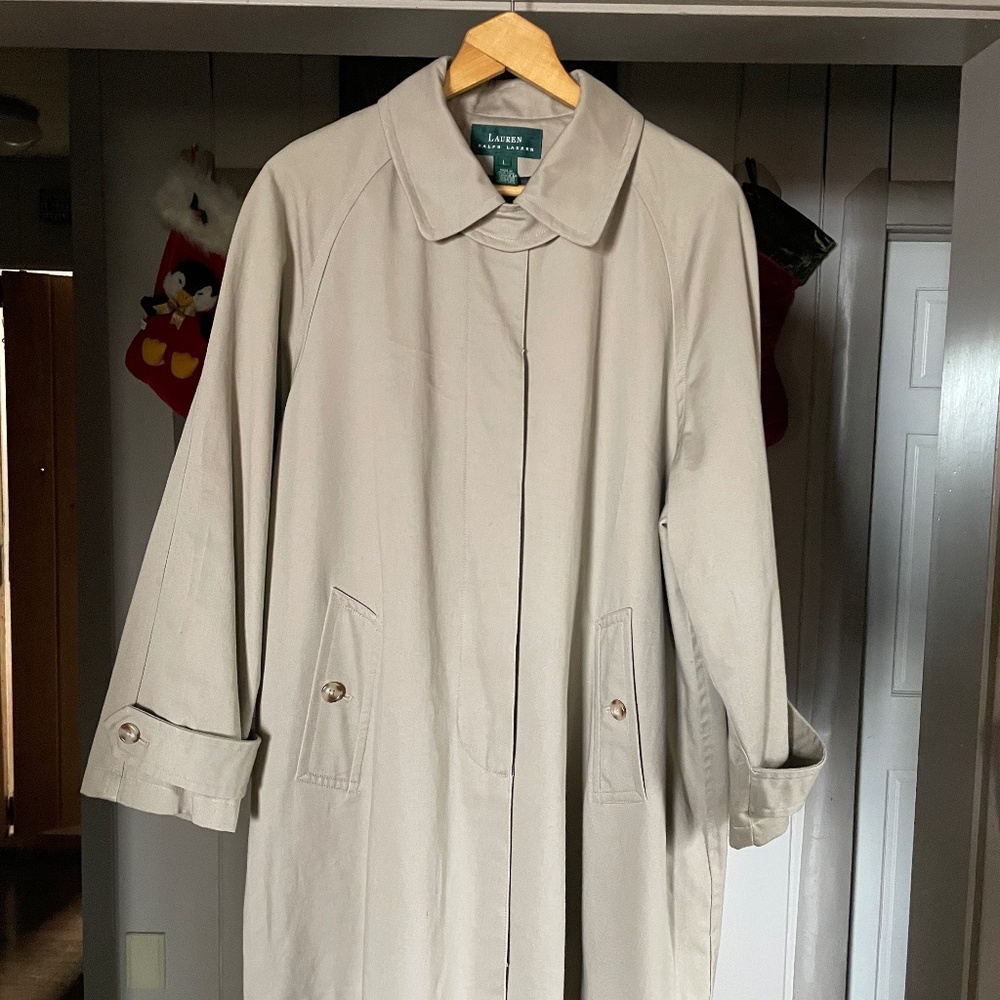 Ralph Lauren Overcoat. Size Large